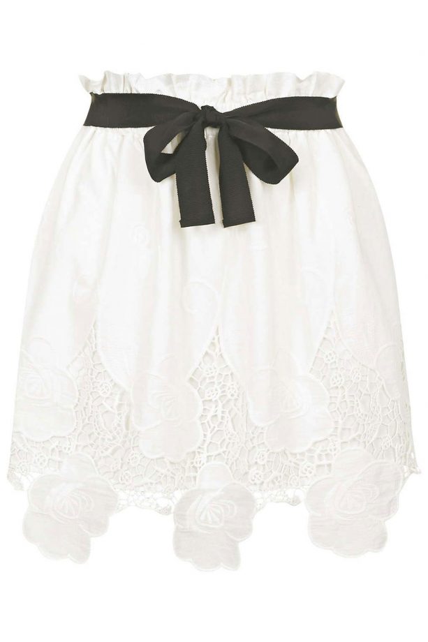 Topshop Lace Flippy Skirt, £32