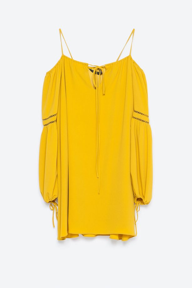 Zara Dress With Bardot Neckline, £25.99