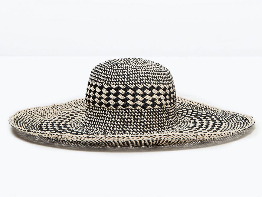 Zara Two-Tone Wide Brim Hat, £17.99