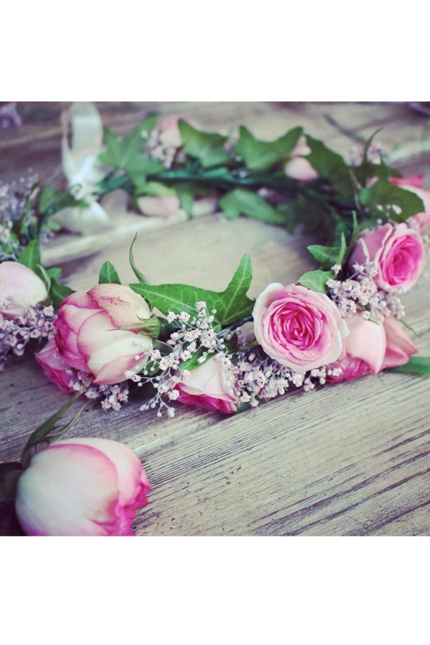 This Gorgeous Flower Girl Headdress, Perfect For The Special Flower Girl