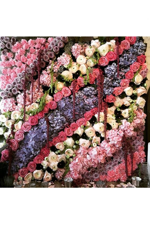 Make A Bold And Beautiful Statement With A Flower Wall