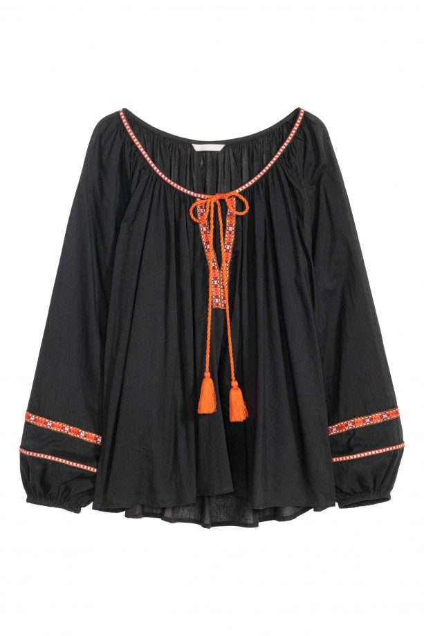 Embroidered PeH&M Embroidered Peasant Top, £9.99asant Top, £9.99, H&M