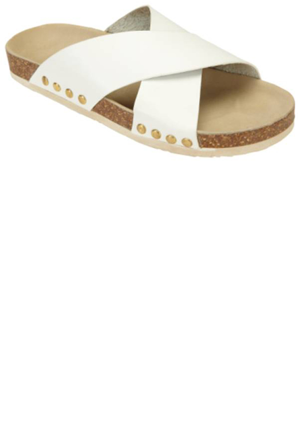 F&F White Crossover Sandals, £10