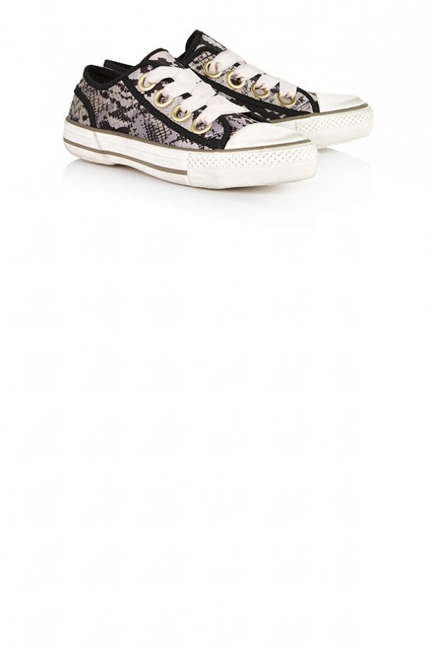 Ash Vicky Lace Up Trainers - Snake Print, £90