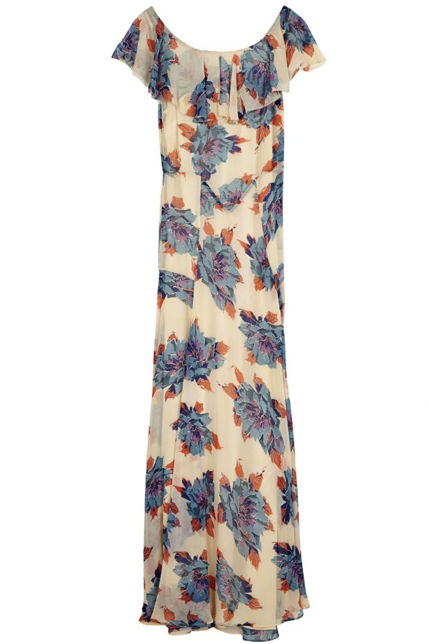 Asos Rose Print Maxi Dress, £70