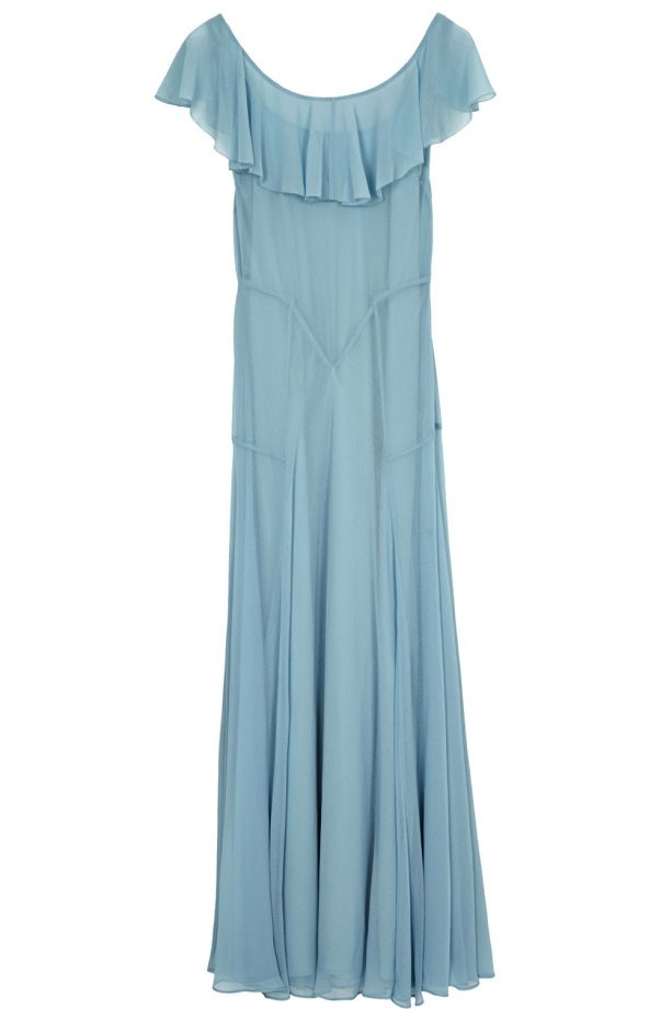 Asos Maxi Dress With Soft Frill, £65