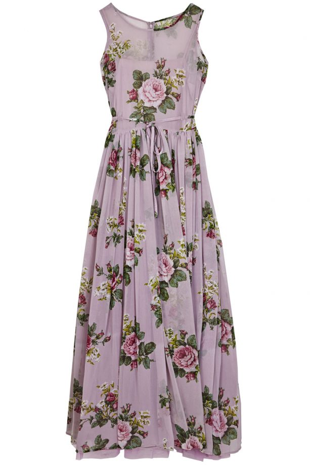 Asos Wedding Lilac Floral Super Full Maxi Dress, £95