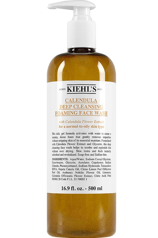 Best Face Wash: Kiehl's Calendula Deep Foaming Face Wash, £44
