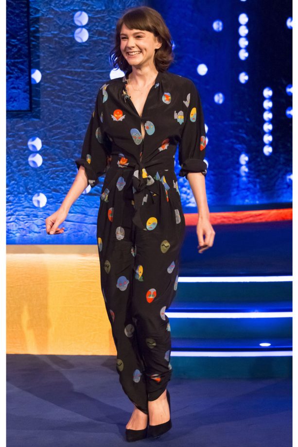 Carey Mulligan Looking Summer Ready In This Stella McCartney jumpsuit, 2014