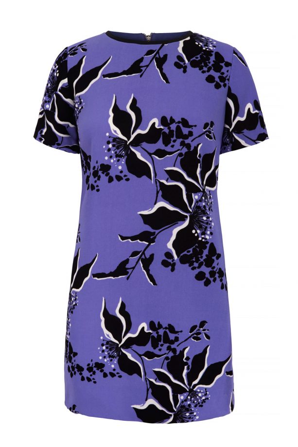Oasis Shadow Orchid Shift Dress, £50