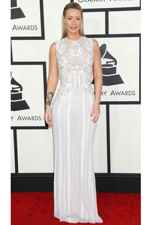 Iggy Azaelia Looking Glamorous At The Grammy Awards, 2014