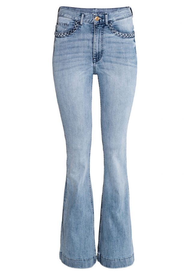 H&M flared jeans, £29.99