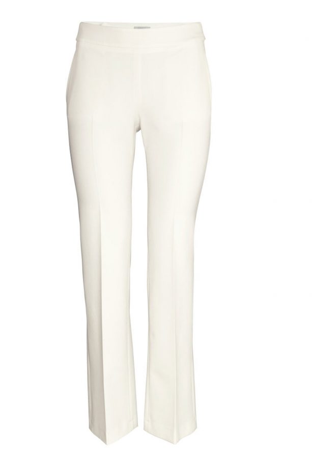 H&M white flares, £24.99