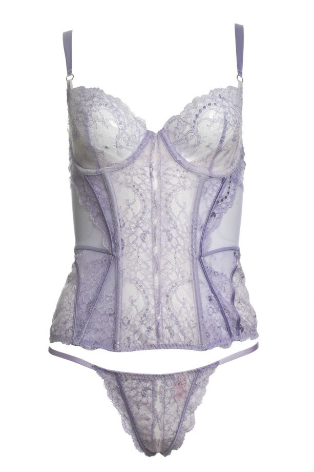 Victoria's Secret Sydney Corset, £96 and Cheekini, £24