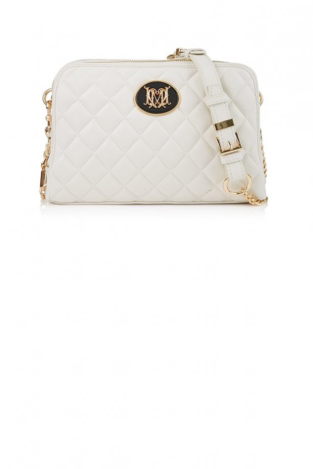 Love Moschino Super Quilted Mini Shoulder Bag – Cream, £190