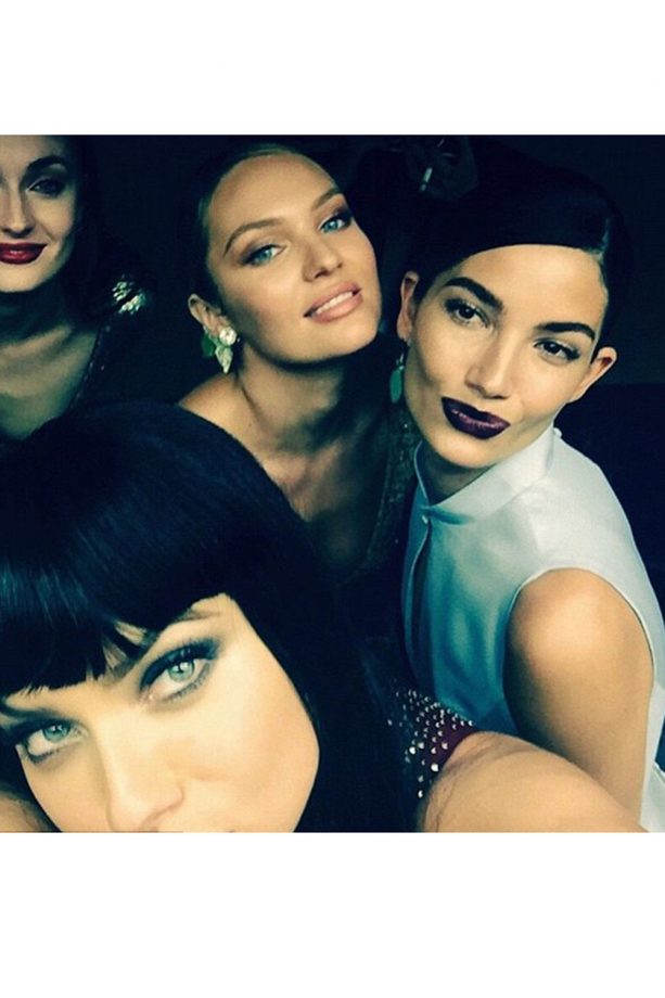 Candice, Lily And Adrianna Do Their Best Model Pouts