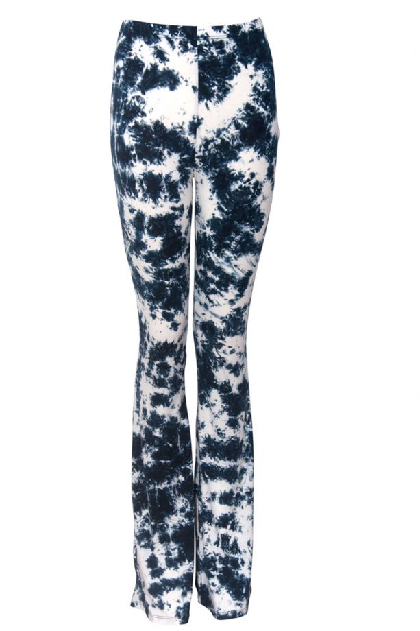Motel navy tie-dye flares, £32