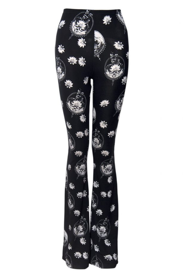 Motel printed flared trousers, £32