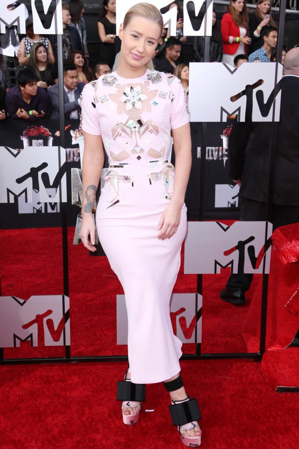 Iggy Azalea Wearing John Galliano To The MTV Movie Awards, 2014