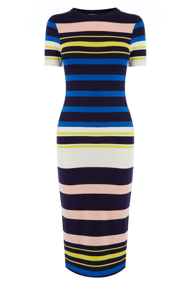 Oasis Multi Stripe Midi Dress, £35
