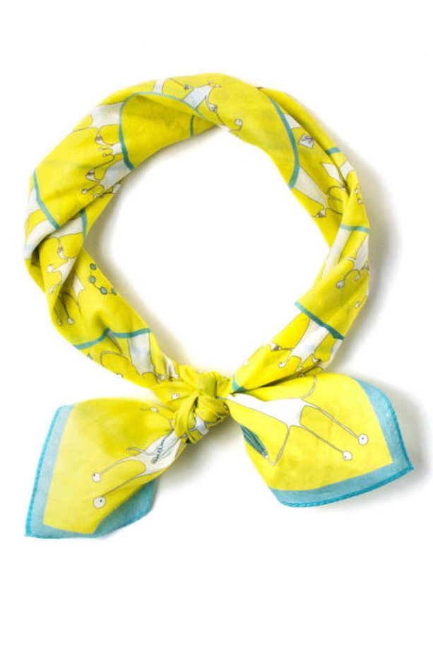 My ET Wedding Cotton Bandana Neon Scarf, £50