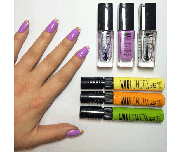 Wah London Give Us A Summer Nail Art Tutorial Look We Were Lucky Enough To Have Wah Nails Come Into Look Headquarters Show Us How Create A Super Cute Summery Nail Art Mani If You Re Little Afraid