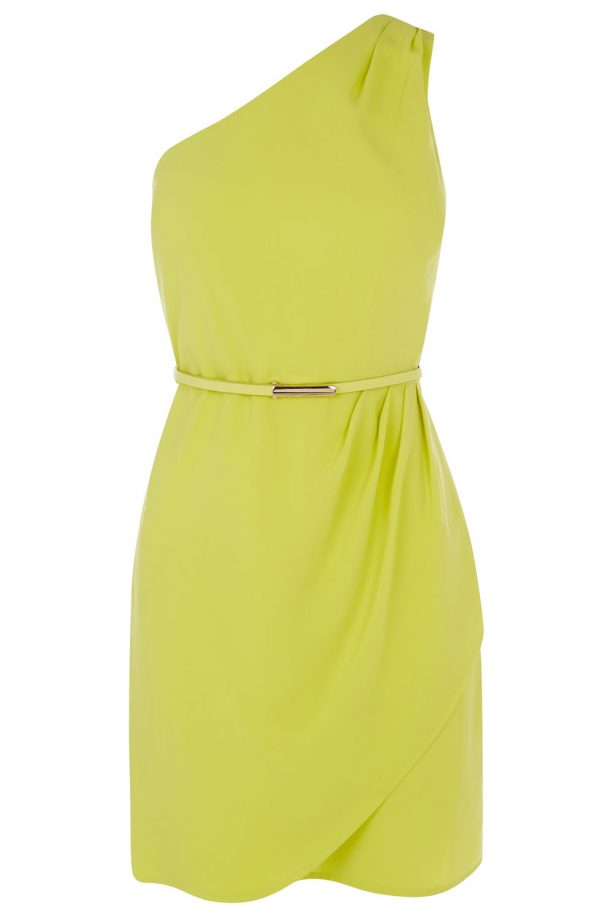 Oasis One Shoulder Crepe Dress, £50