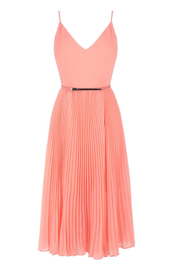 Oasis Pleated Midi Dress, £65