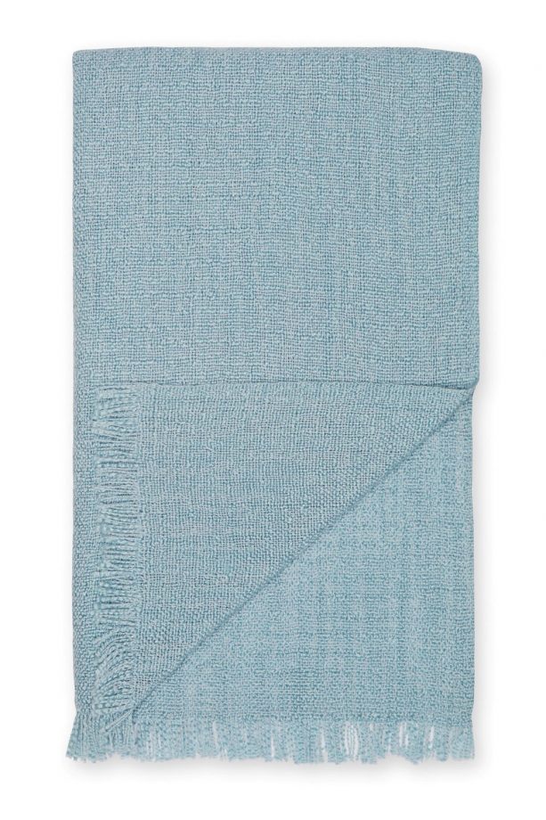 Powder Blue Throw, £18