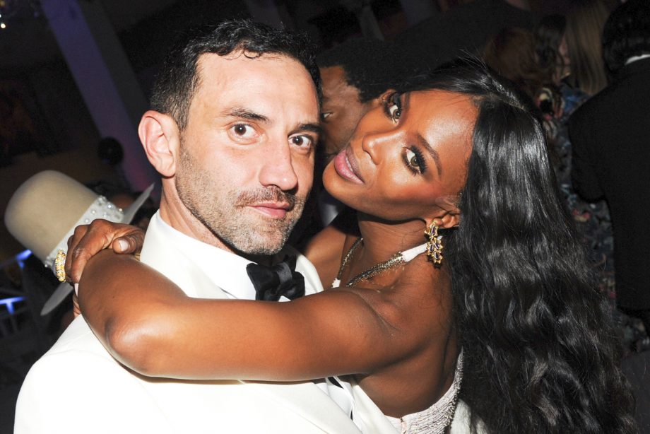 Riccardo Tisci And Naomi Campbell Hug At The Celebrating Charles James Met Gala, 2014