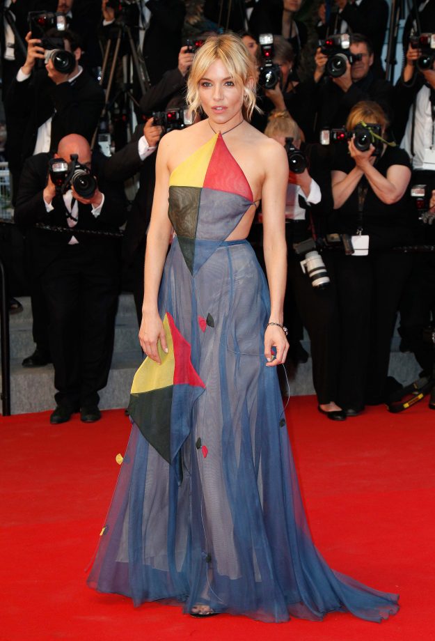 Sienna Miller Wears Valentino At Cannes, 2015