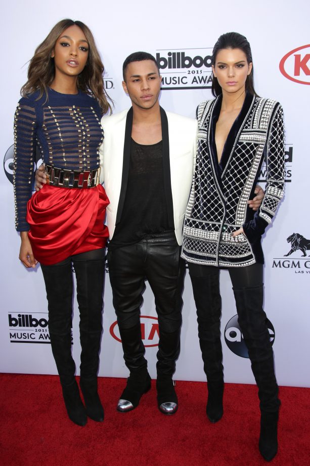 Jourdan Dunn, Olivier Rousteing And Kendall Jenner At The Billboard Music Awards, 2015