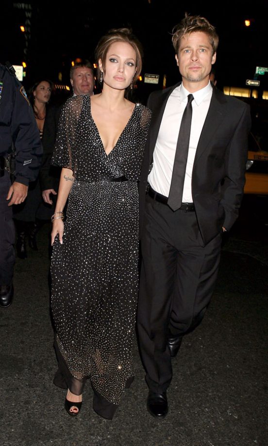 Angelina Jolie And Brad Pitt At The New York Premiere Of The Good Shepherd, December 2006