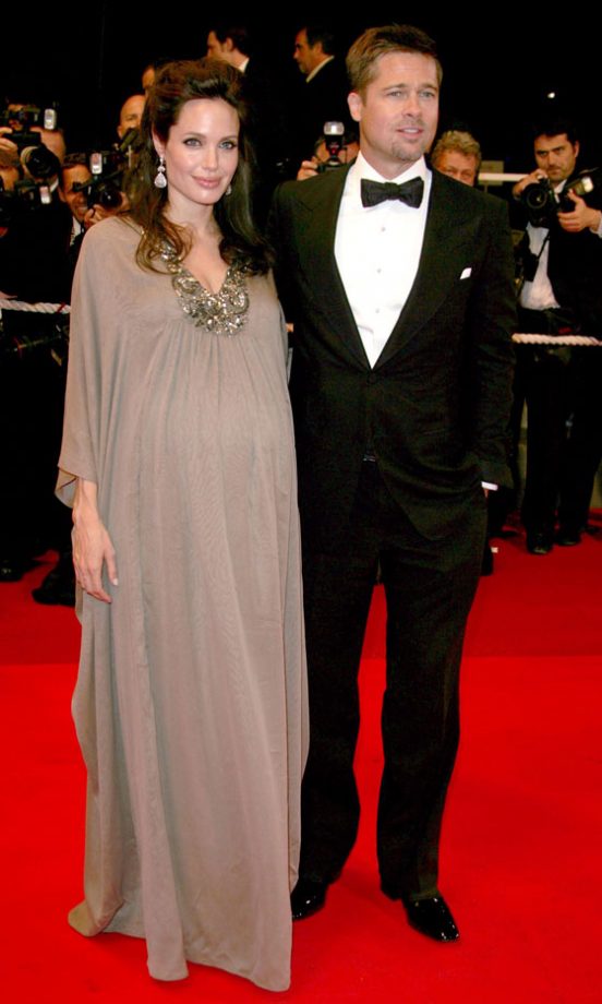 Angelina Jolie Looks Super-Glam In An Embellished Kaftan At The Cannes Film Festival Premiere Of Changeling, May 2008