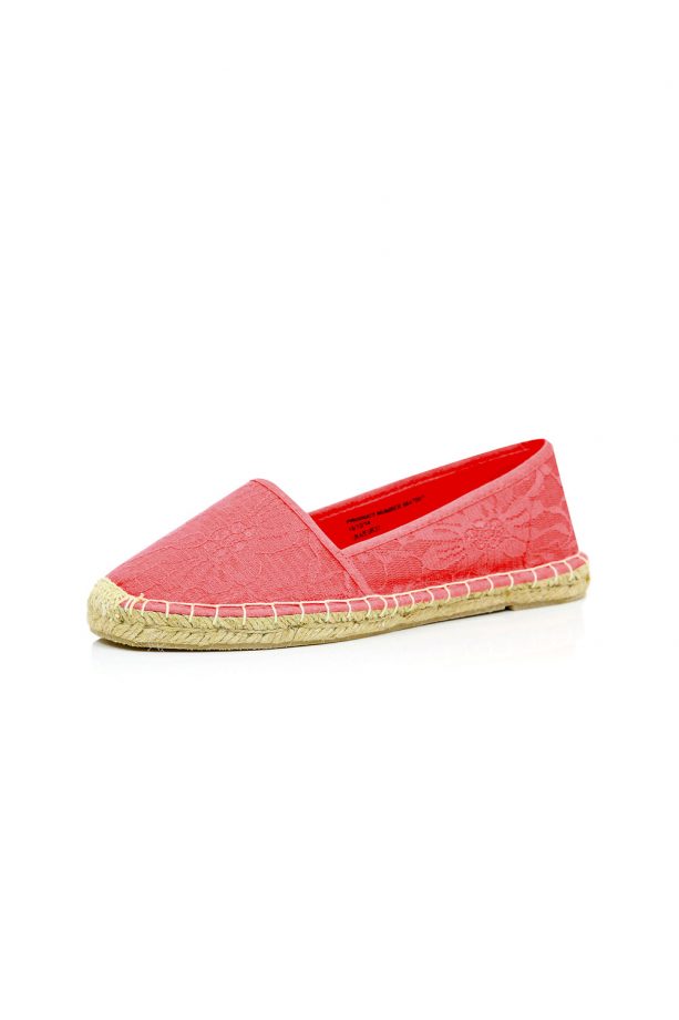 River Island Lace Espadrilles, £18
