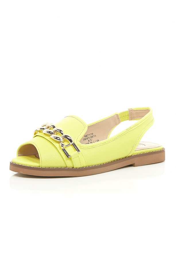 River Island Peep Toe Flats, £28