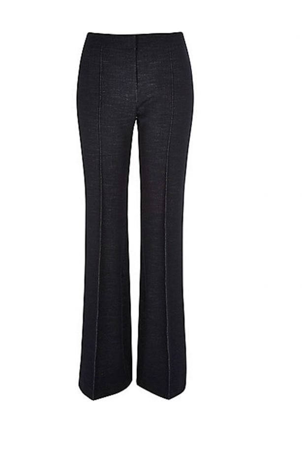 River Island black crepe flares, £40