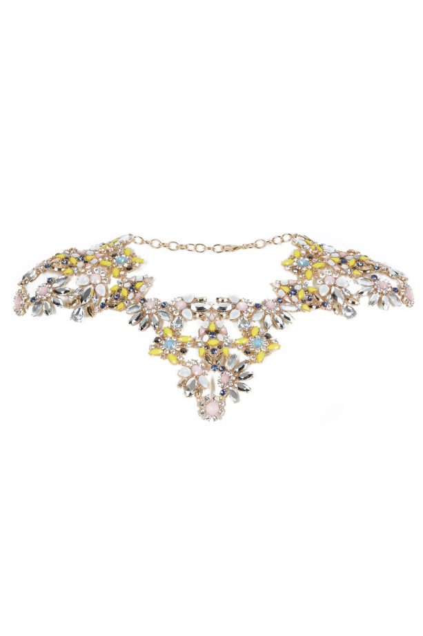 River Island Coloured Gemstone Shoulder Harness, £70