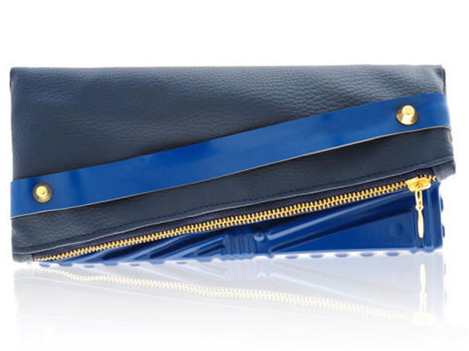 Blue PVC Sydney Clutch Bag, £64