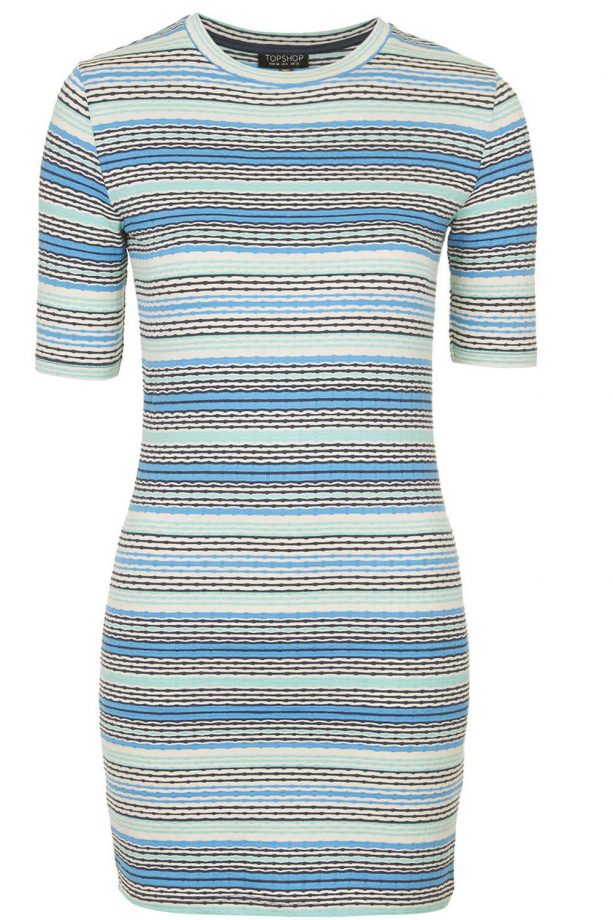 Topshop Jacquard Stripe Bodycon Tunic, £30