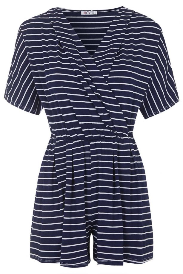 Topshop Jersey Stripe Playsuit, £26