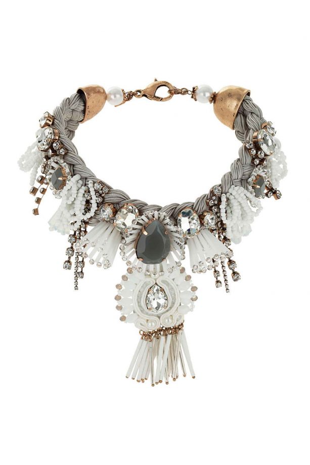 Topshop Premium Pearl and Stone Choker, £100