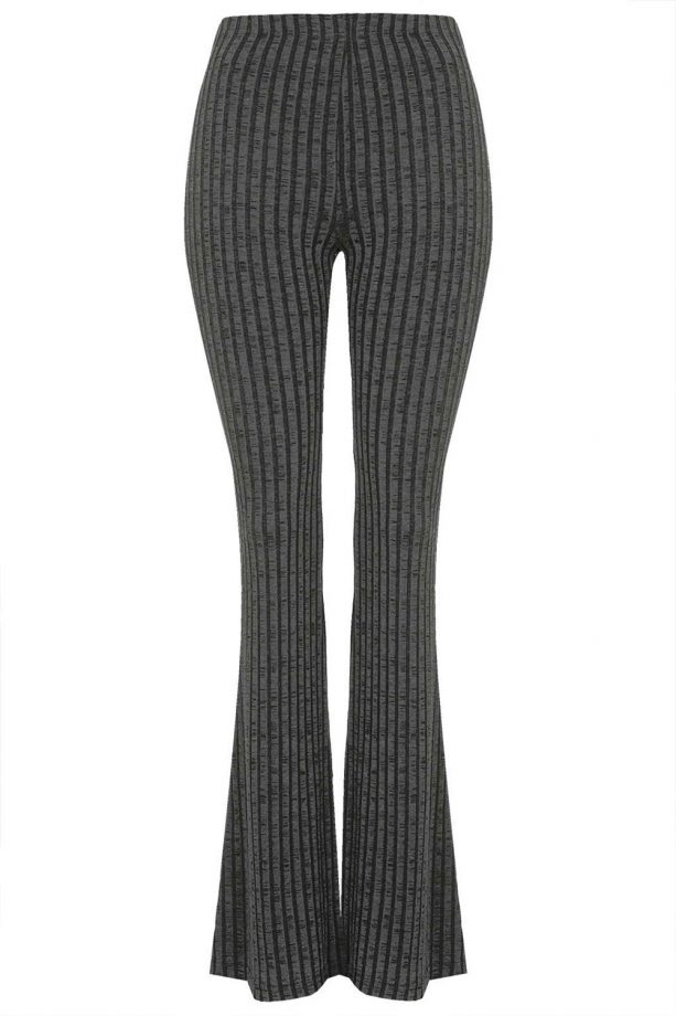 Topshop ribbed flared trouser, £25