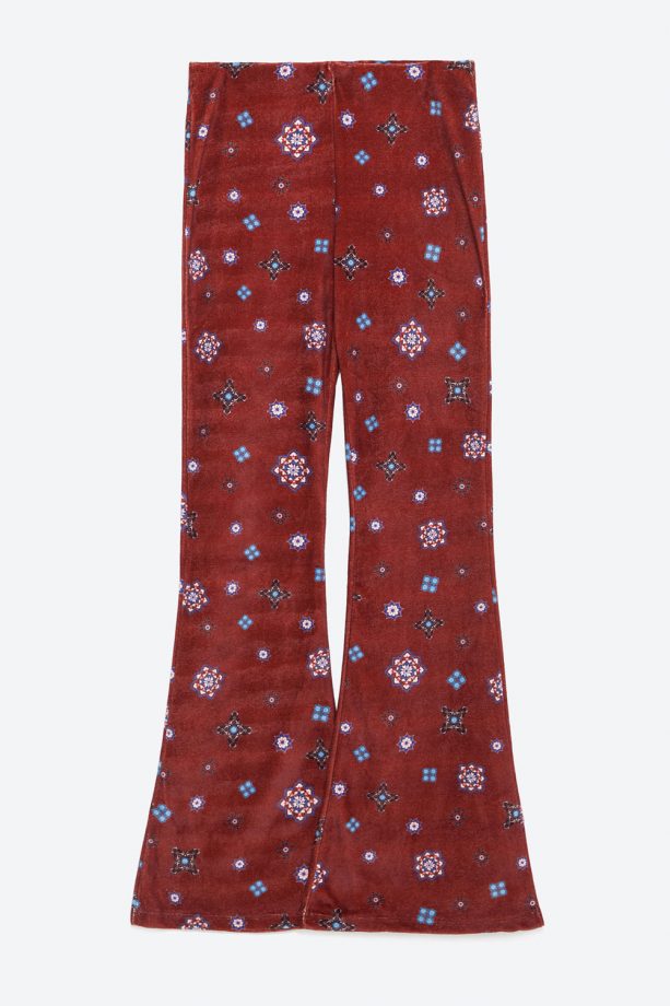 Zara floral print flares, £17.99