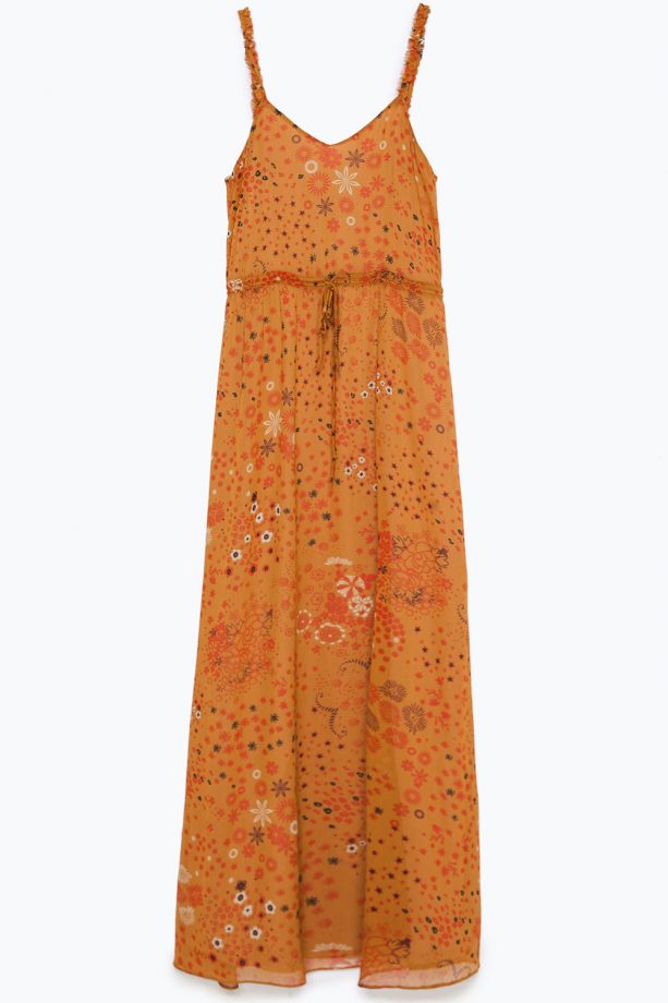 Zara Strappy Dress With Frill, £39.99