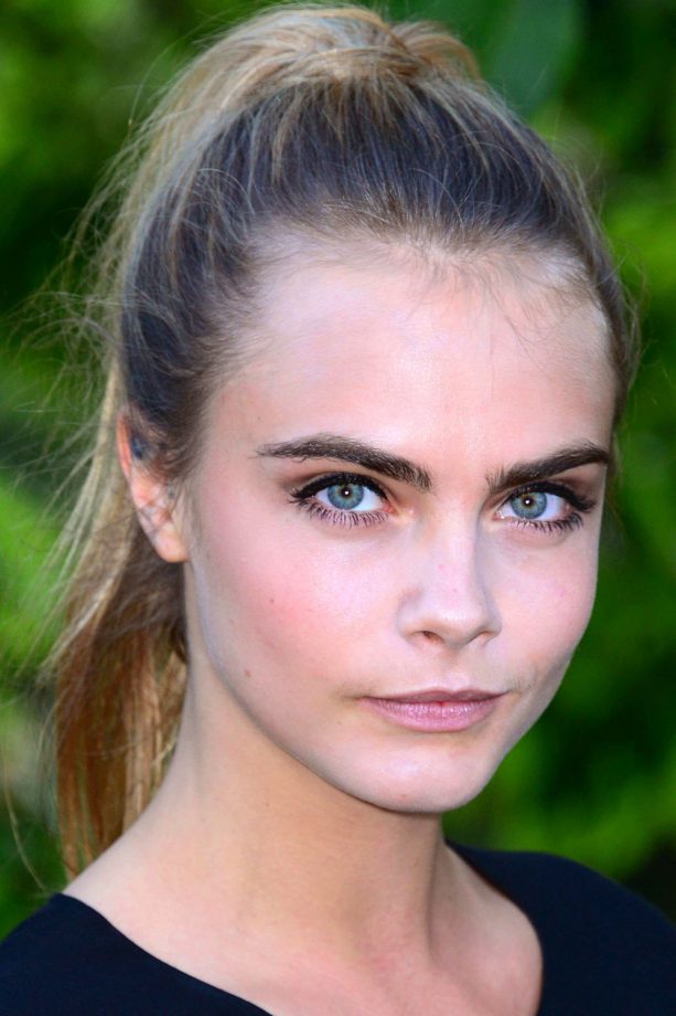 Festival Hairstyle: Cara Delevingne Keeps It Chic With Simple Ponytail, 2014