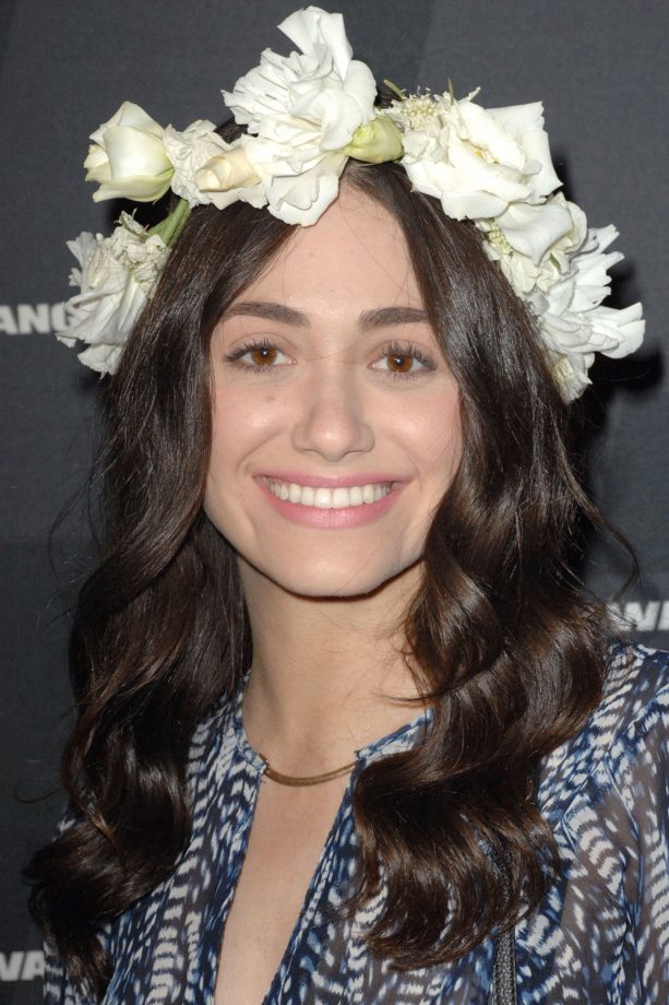 Festival Hairstyle: Emmy Rossum Does Festival Hair Like A Pro, 2014