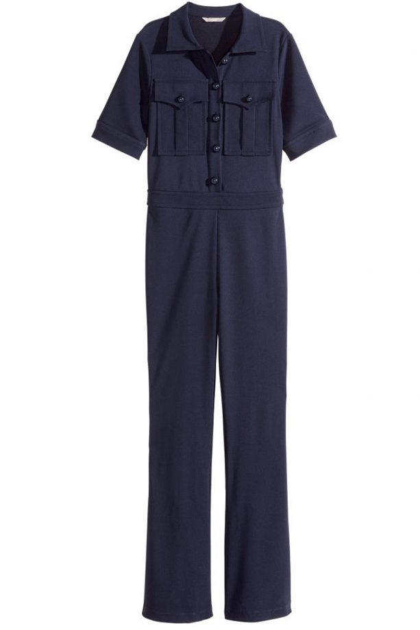 H&M Navy Jumpsuit, £39.99