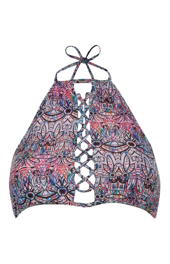 High Neck Lattice Top £6