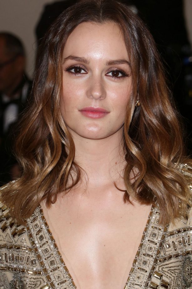 Festival Hairstyle: Leighton Meester Rocks Messy Bed Head Hair, 2014